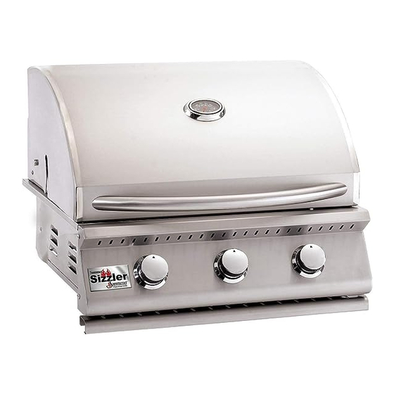 Summerset Sizzler SIZ26-LP Instructional Book