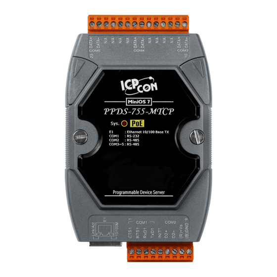 ICP DAS USA PPDS Series Quick Start Manual