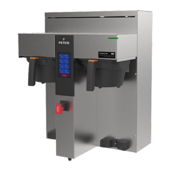 Fetco CBS-2232 Users Manual And Operator Instructions