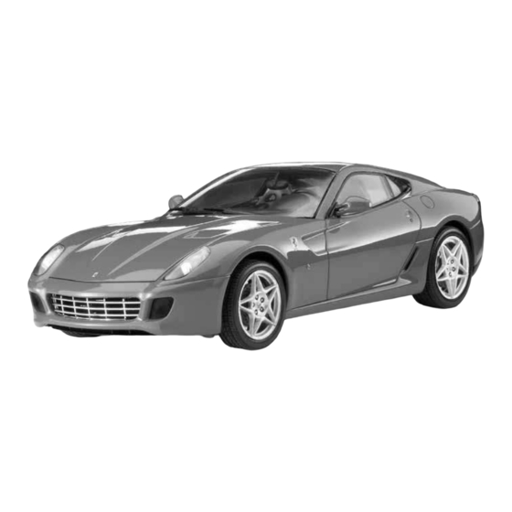 REVELL Ferrari 599 GTB FIORANO Instruction Manual