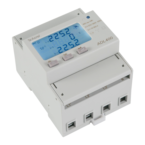 Acrel ADL400 Installation And Operation Instruction Manual