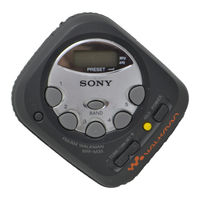 Sony Walkman SRF-M35 Operating Instructions