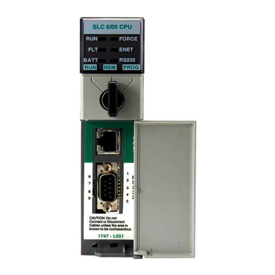 Allen-Bradley SLC 500 Quick Start Manual