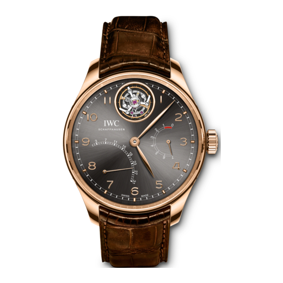 iwc Portugieser Tourbillon Operating Instructions Manual