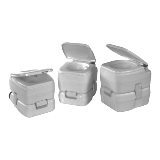 Fiamma Bi-Pot Series Installation And Use Instructions Manual