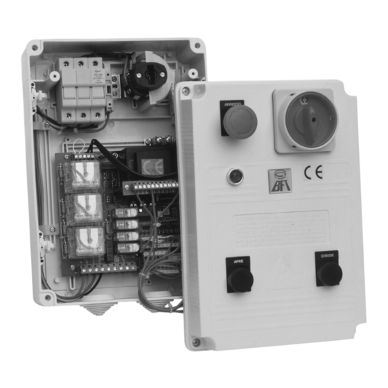 BFT SIRIO FR-TMA Manual
