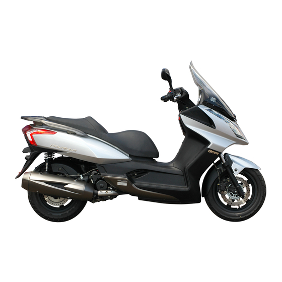 KYMCO DOWNTOWN 300i 2011 Manuals