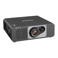 Panasonic PT-FRZ60WU Operating Instructions Manual