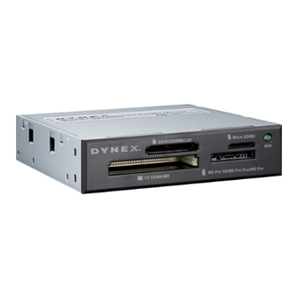 Dynex DX-CRDRD Quick Setup Manual