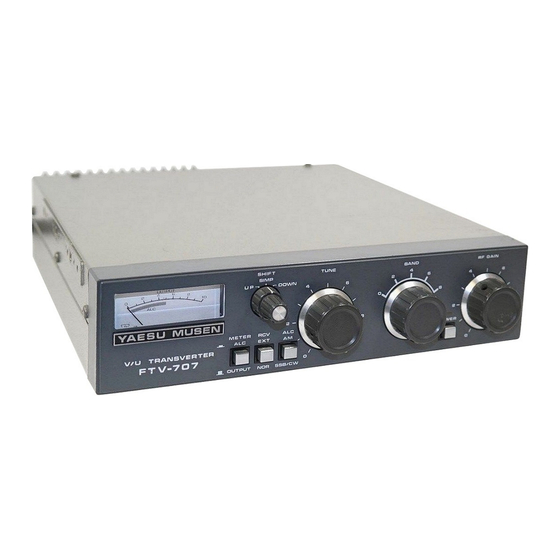 Yaesu FTV-707 Instruction Manual