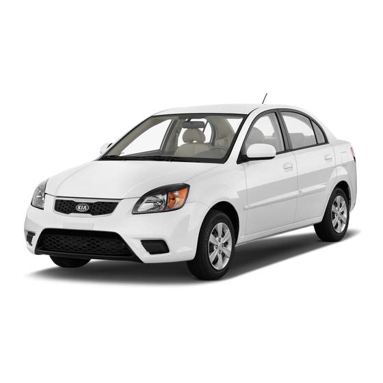 Kia 2011 RIO Owner's Manual
