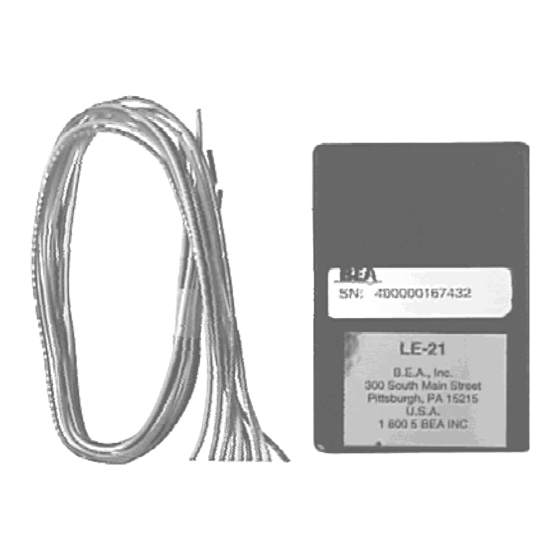 BEA LE-21 User Manual