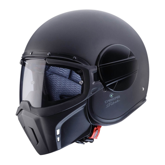 User Manuals: Caberg GHOST Motorcycle Helmet Visors