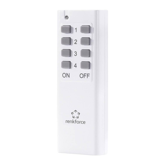 Renkforce 1208459 Operating Instructions