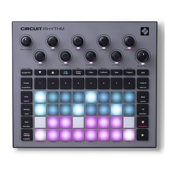 Novation Circuit Rhythm User Manual