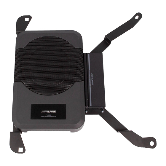 Alpine PSU-300ACD Installation Manual