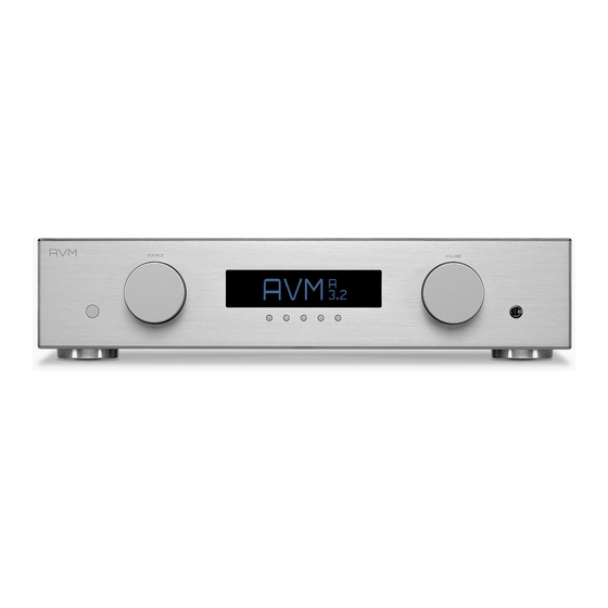 AVM EVOLUTION A3.2 Manuals