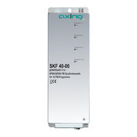 axing SKF 40-00 Operation Instructions Manual