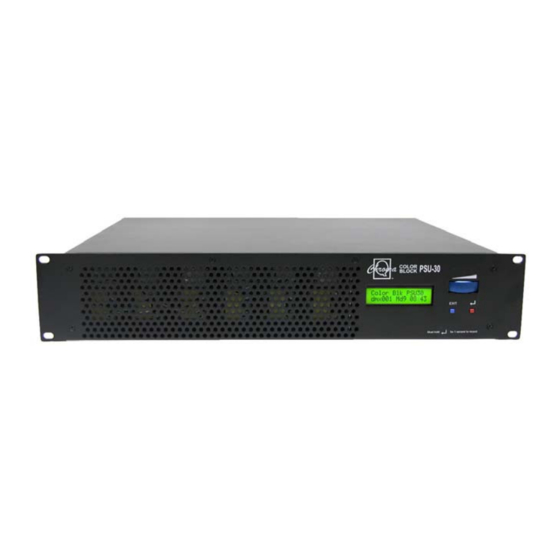 Chroma Color Block PSU30 User Manual
