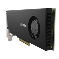MikroTik CCR2004-1G-2XS-PCIe Quick Manual