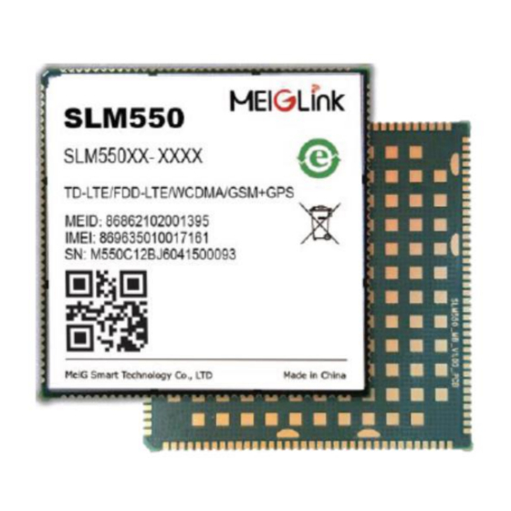 MEIG SLM550 Hardware Design Manual