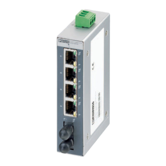Phoenix Contact FL SWITCH SFNB 5TX Installation Notes For Electricians