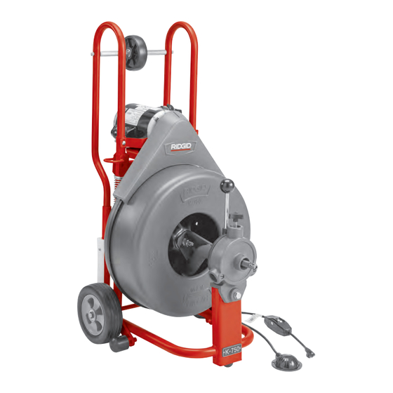 RIDGID K-750 Manual