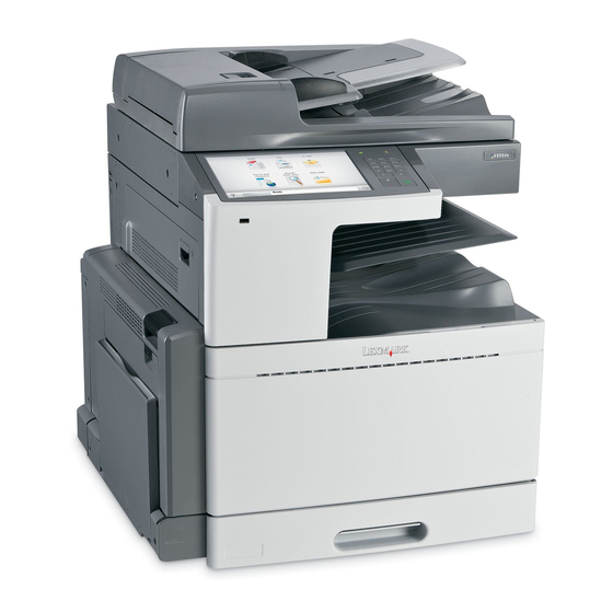 Lexmark X950 Series Maintenance Manual