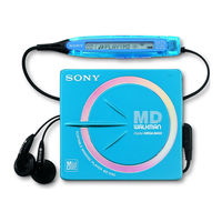 Sony MZ-E60 Service Manual