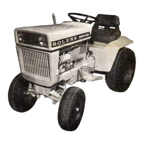 Bolens 1253-01 Owner's Operation And Maintenance Manual