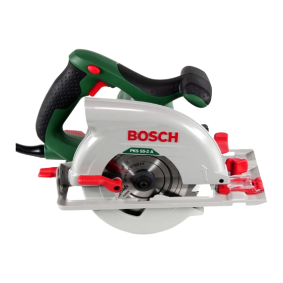Bosch PKS 55 Original Instructions Manual