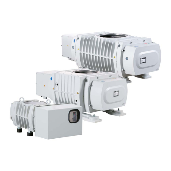 LEYBOLD RUVAC WH Series Installation And Operating Instructions Manual