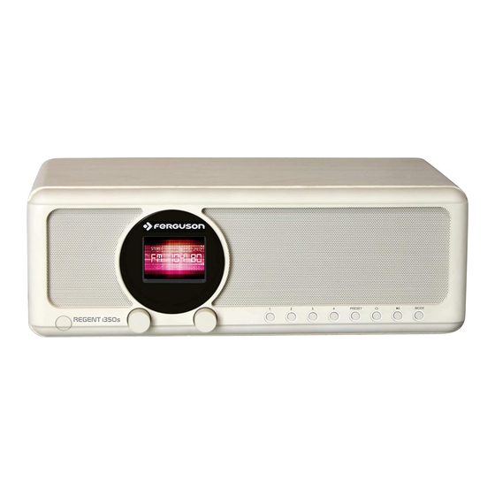 Ferguson REGENT i350s+ Manual