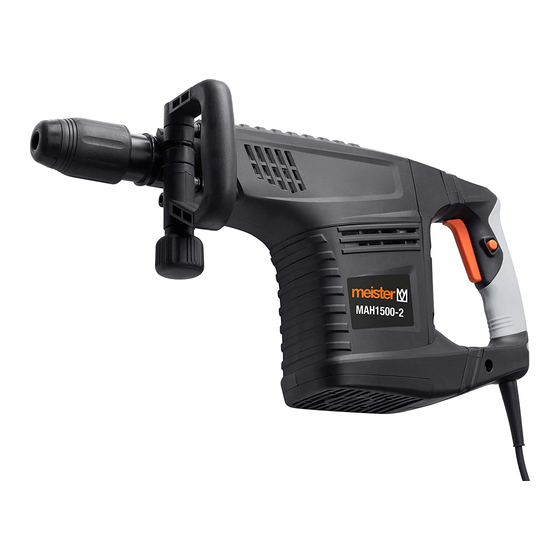 Meister MAH1500-2 Operating Instructions Manual