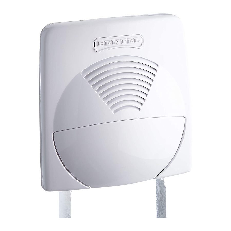 Bentel Security Wave WSB Quick Start Manual