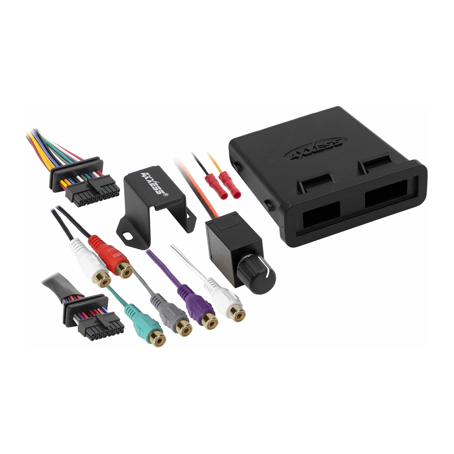 Axxess AXDSPL-WR Installation Instructions Manual