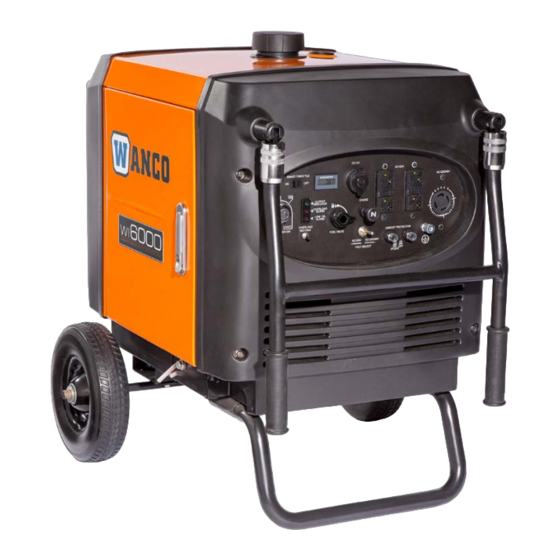 Wanco WI6000 Inverter Generator Manuals