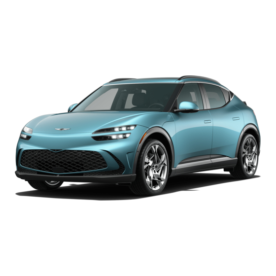 Genesis GV60 2023 Manual