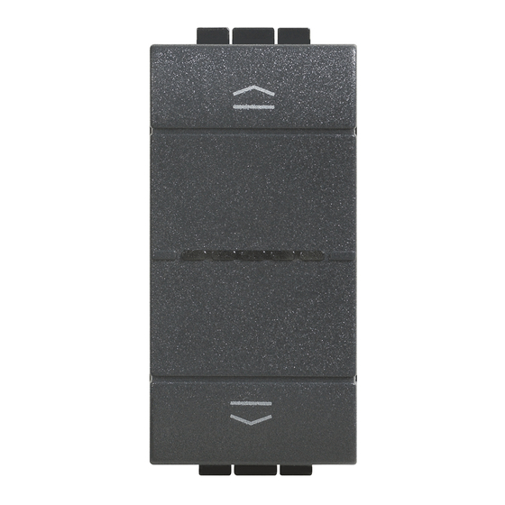 Bticino LN4027CWI Quick Start Manual
