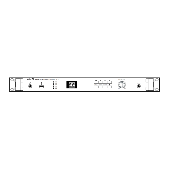 Inter-m MVF-2132 Operating Manual