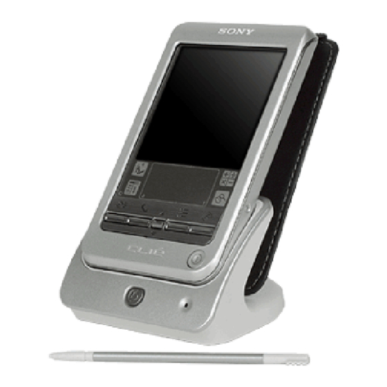 Sony clie PEG-T655C Operating Instructions Manual