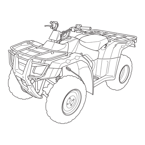 Honda RECON 2024 Owner's Manual