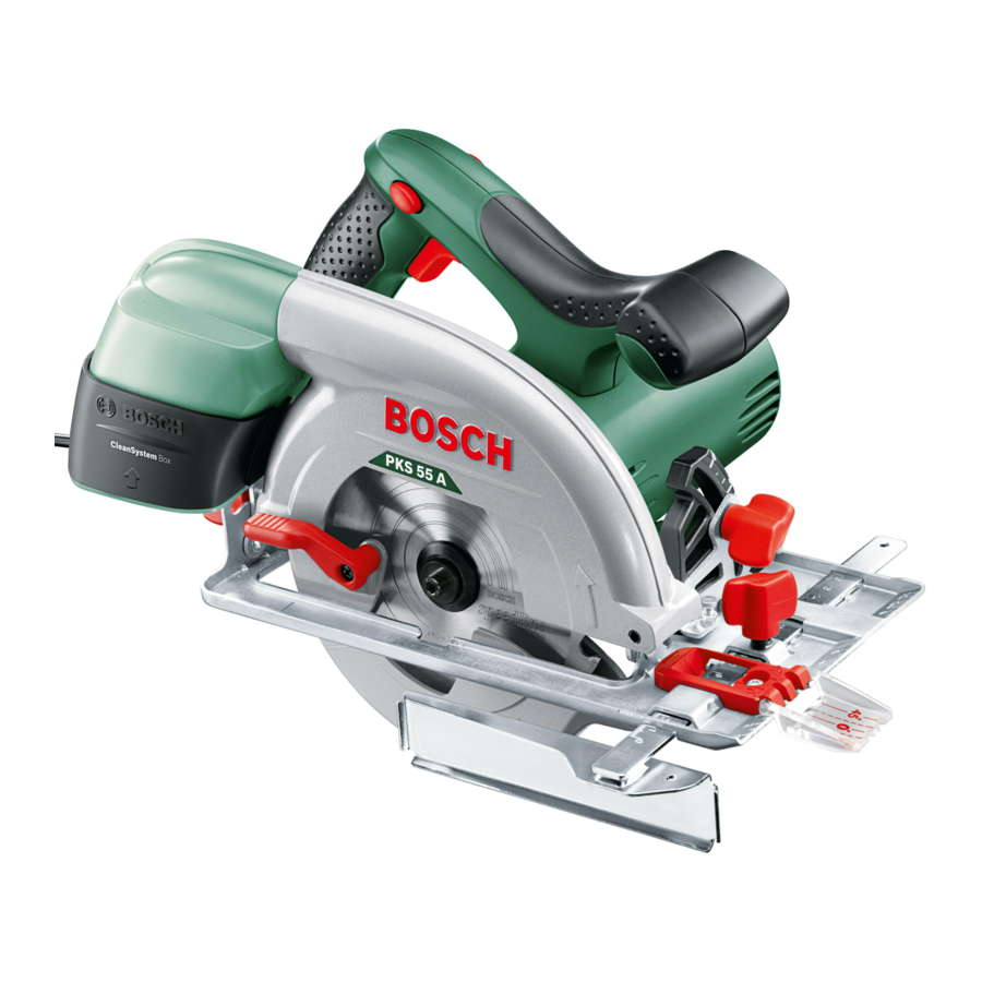 Bosch PKS 55 / 55 A / 55-2 A / 66 A / 66 AF / 66-2 AF Manual