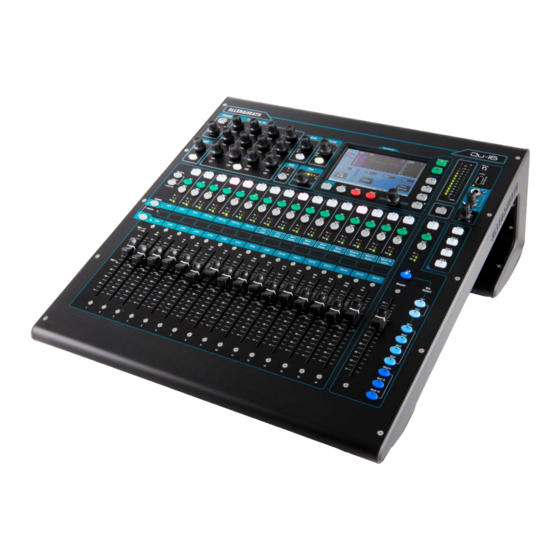 ALLEN & HEATH Qu-16 User Manual