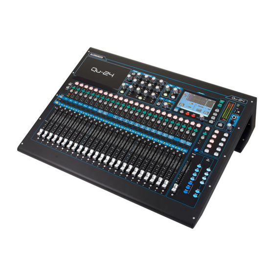 ALLEN & HEATH QU-16 USER MANUAL Pdf Download | ManualsLib