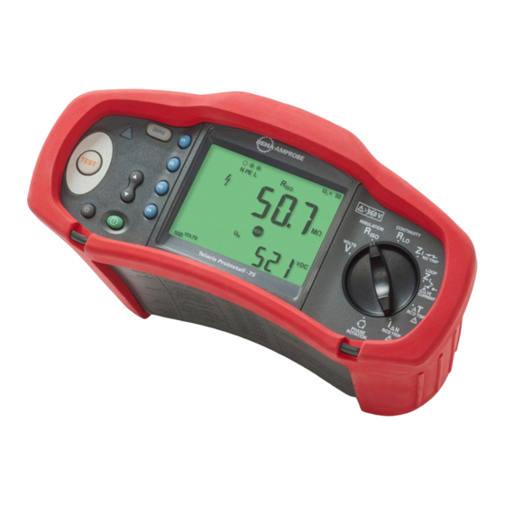 Beha-Amprobe ProInstall-75 User Manual