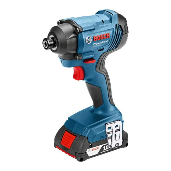 Bosch GDR 180-LI Original Instructions Manual