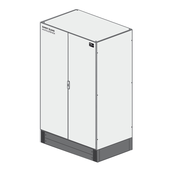 SMA MULTICLUSTER BOX 36 Operating Manual