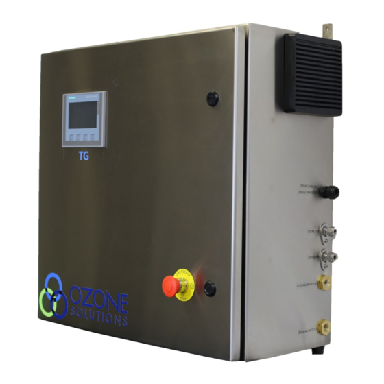 Ozone Solutions TG Series Installation & Operation Manual