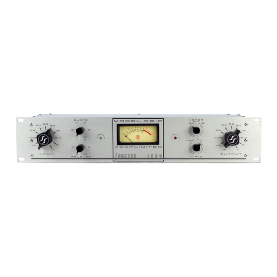 Spectra 1964 C610 Operation Manual
